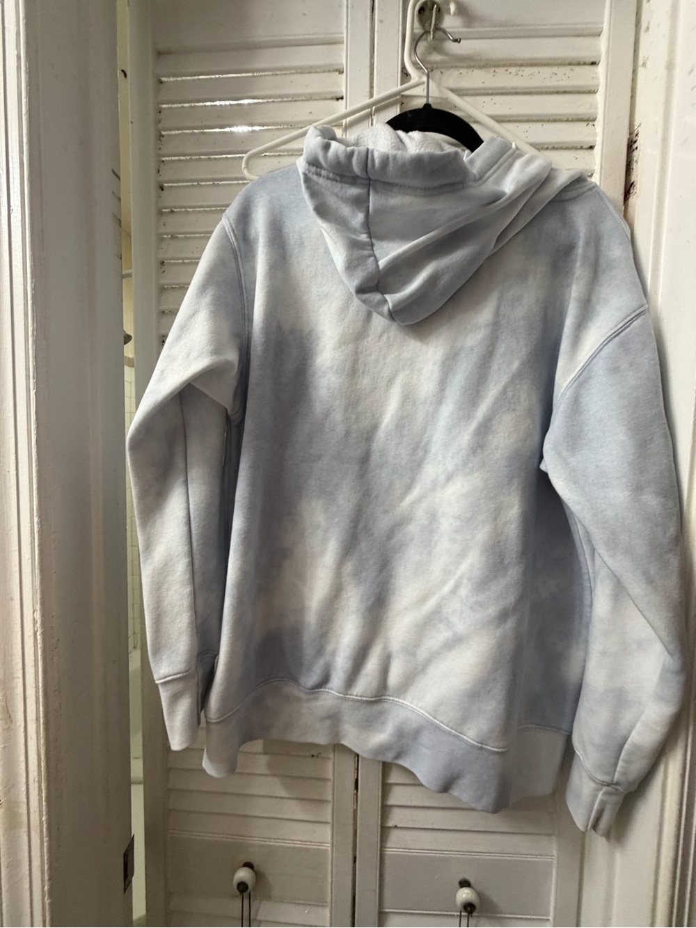 Light Blue Tie-Dye Hoodie